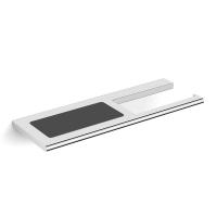 Держатель для туалетной бумаги с полочкой для смартфона Black&White SN-8043