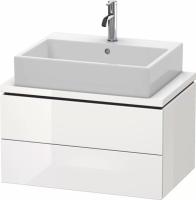 Тумба под раковину Duravit L-Cube 72 см, цвет: белый глянец LC580602222