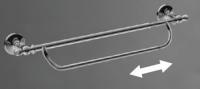 Полотенцедержатель двойной с регулировкой длины Art&Max Antic Crystal AM-E-2624CLS