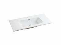 Раковина накладная Ceramicanova Element 101 см, цвет: белый CN7003