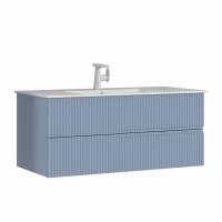 Тумба с раковиной Orka Moonlight 120 см, цвет: голубой 5001507