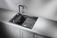 Кухонная мойка Granula 60 см 6004, ЧЁРНЫЙ