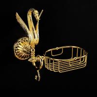 Мыльница-решетка Migliore Luxor, цвет: золото 26135