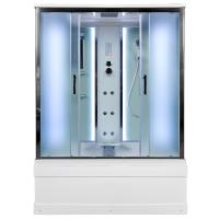 Душевая кабина DTO 85x150 см EM4515LED+GM с гидромассажем