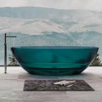 Ванна из полиэфирной смолы Abber Kristall 180x85 см AT9702Aquamarin бирюзовая
