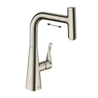 Смеситель для кухонной мойки Hansgrohe Metris Select 73802800