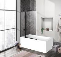 Шторка на ванну BelBagno UNO 100 см UNO-V-11-100/150-C-NERO