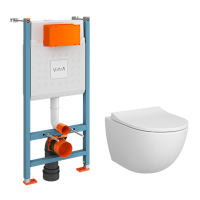 Унитаз с инсталляцией Vitra Sento 9830B003-7211