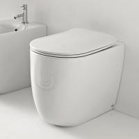 Унитаз безободковый приставной Kerasan Nolita 55 см 531801