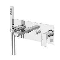 Встраиваемый cмеситель для ванны Gattoni Kubik 2505/25C0