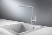 Смеситель для кухни Granula 2502, АЛЮМИНИУМ