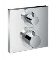 Встраиваемый термостатический смеситель для душа Hansgrohe Ecostat Square 15712000