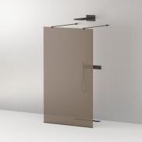 Душевая стенка Cezares Liberta 90 см LIBERTA-L-2-90-120-BR-NERO