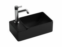 Раковина подвесная Ceramicanova Element 39.5 см, цвет: черный CN5046MB