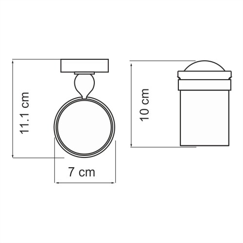 Фото стакан для зубных щеток wasserkraft diemel k-2228