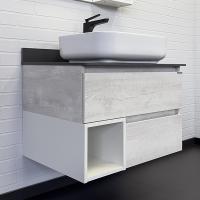 Тумба с раковиной Comforty Прага 75 см 00-00014832