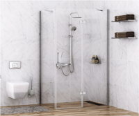 Душевое ограждение WasserKraft Aller 120x100 см 10H10WHITE L/R