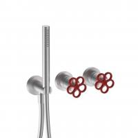 Встраиваемый смеситель для душа Fantini AW/Pipe 2093T584BO9+4400R084A