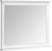 Зеркало ASB Woodline Венеция 100 см цвет: Белый (патина серебро) 11941 БС
