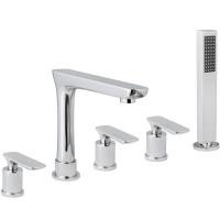 Смеситель для ванны AltroBagno на 5 отверстий Aperto 020102 Cr