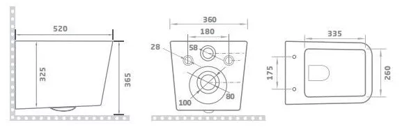 Фото унитаз подвесной gid tr2144