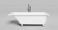 Ванна из искусственного камня Salini Orlanda Kit 170x75 см 102117G глянцевая