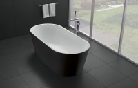 Акриловая ванна BelBagno BB71-1800-NERO 180x80 см