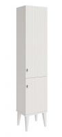 Пенал напольный ASB Woodline Федерика 40 см цвет: Белый 80446