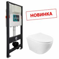 Унитаз с инсталляцией Azario AZ-501A+AZ-0046SP