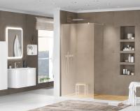 Душевая стенка Cezares Liberta LIBERTA-L-1-80-BR-Cr 80 см