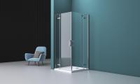 Душевое ограждение BelBagno KRAFT-AH-22-120/80-C-Cr-L 80x120 см