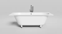 Ванна из искусственного камня Salini Ornella Axis 170x70 см 104613G глянцевая