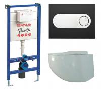 Унитаз с инсталяцией Pestan Fluenta SET40006661OB