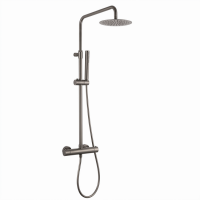 Душевая стойка Splendy Relax P RP208XTR30C1AB, термостатическая, цвет сталь