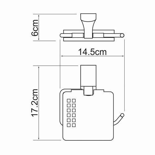 Фото держатель для туалетной бумаги wasserkraft leine k-5025