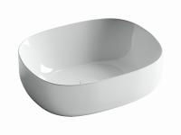 Раковина накладная Ceramicanova Element 46 см, цвет: белый CN6018