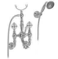 Смеситель для ванны Migliore Cristalia, цвет: хром (ручки Swarovski) ML.CRS-3702.CR