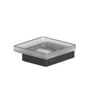 Мыльница подвесная Whitecross Cubo CU2420BL, цвет: черный