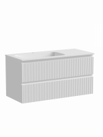 Тумба под раковину Sancos Snob R 100 см, цвет: Bianco  SNR100LW
