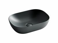 Раковина накладная Ceramicanova Element 45.5 см, цвет: антрацит CN6009MDH