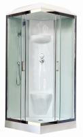 Душевая кабина Royal Bath НР RB90HP6-WT-CH 90x90 см