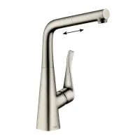 Смеситель для кухонной мойки Hansgrohe Metris 73812800