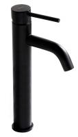 Смеситель высокий для раковины Rea Lungo Black mat REA-B4103