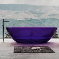 Ванна из полиэфирной смолы Abber Kristall 180x85 см AT9702Amethyst фиолетовая