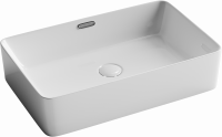 Раковина накладная Ceramicanova Element 60 см, цвет: белый CN5025