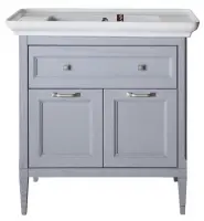 Тумба под раковину ASB Woodline Гранда 85 см, цвет: Grigio 11487 ГР