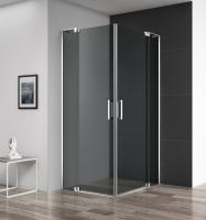 Душевое ограждение Cezares Slider SLIDER-A-2-90/100-GRIGIO-Cr 90 см