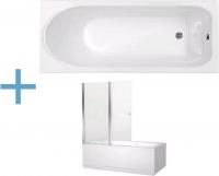 Акриловая ванна Aquanet West 160x70 см 00204054 + 00196049