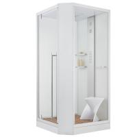 Душевая кабина Orans SR-89101LS White, Long door handle 100x100 см