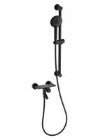 Смеситель для ванны Wonzon & Woghand, цвет: Черный матовый WW-FE05L222-MB
